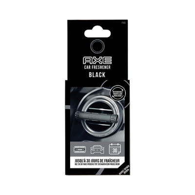 AXE Luchtverfrisser Black Aluminium Houder + 2 Sticks
